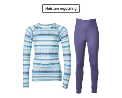 Children's Ski Thermal Underwear 2pc - Snowflake or Aztec