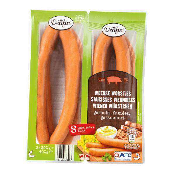 DÉLIFIN(R) 				Saucisses viennoises