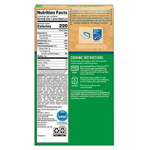Dill Pickle Style Pollock Portion, 14 oz