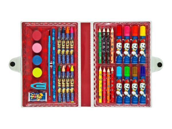Paw Patrol Mini Colouring Case - 34 Pieces