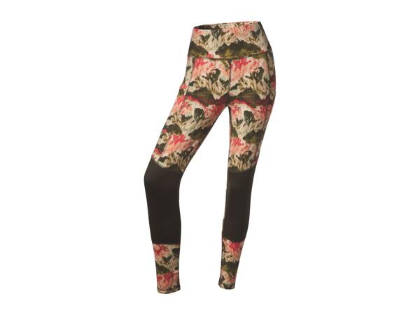 Crivit Ladies' Thermal Sports Leggings - Patterned