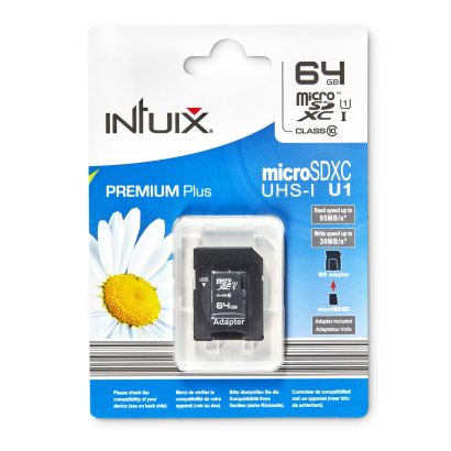 Carte mémoire microSDHC de 64 GB