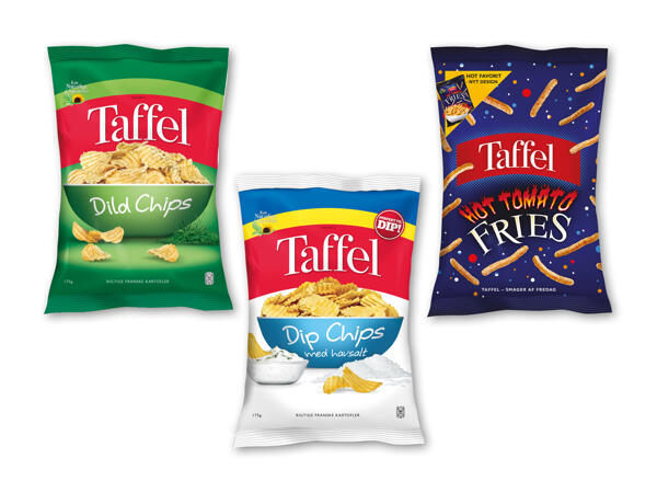 Taffel chips eller Rynkeby nektar