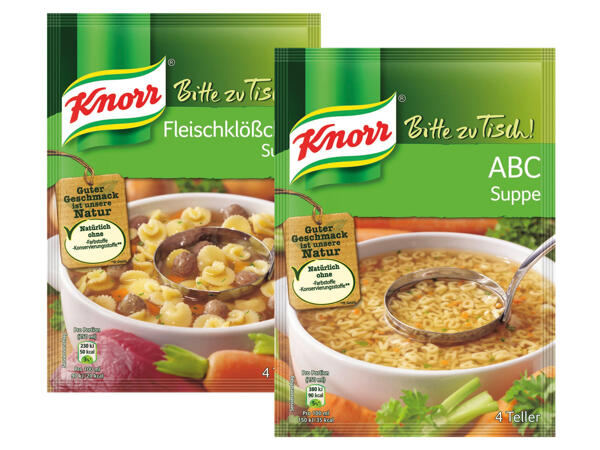 Knorr Bitte zu Tisch Suppen