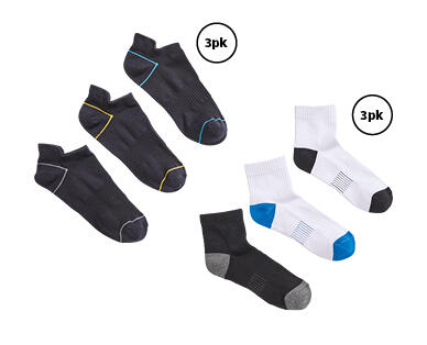Adult's Fitness Socks 3pk