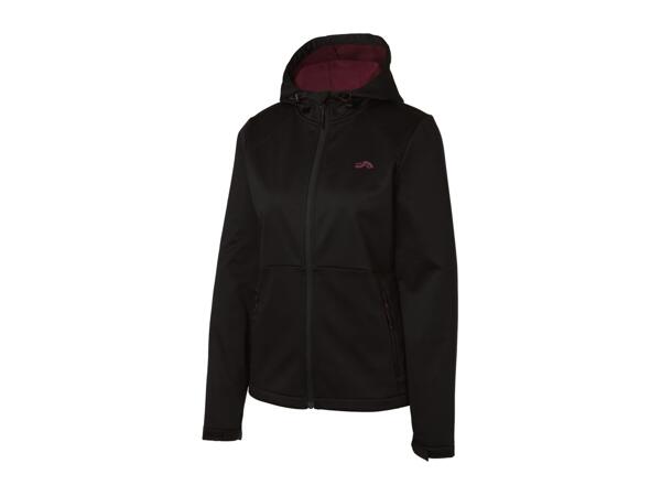 CRIVIT Ladies' Black Softshell Jacket