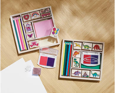 Melissa & Doug Wooden Stamp Set