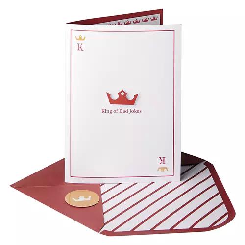 5" x 7" Greeting Card - King of Dad Jokes