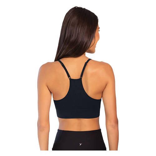 2 Pack Seamless Comfort Bra - Black & Blue, L