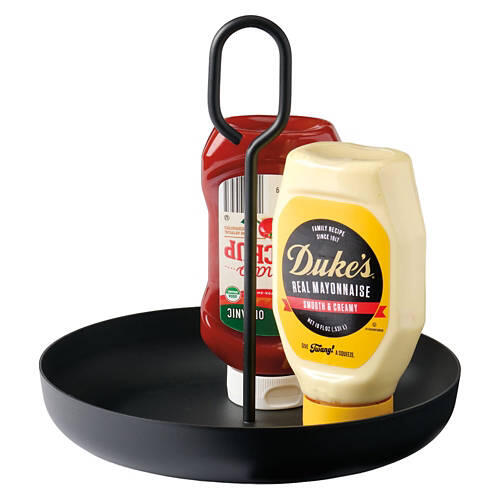 Iron Tabletop Caddy, Black