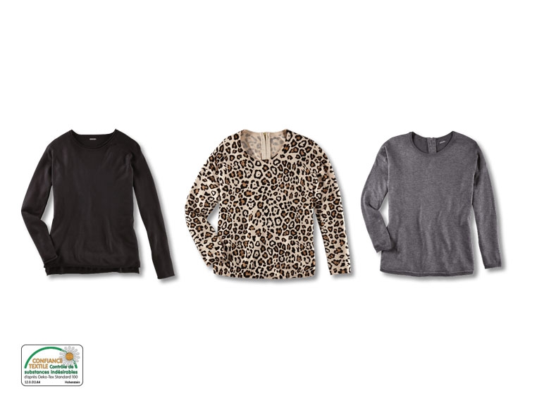 Pull à mailles fines