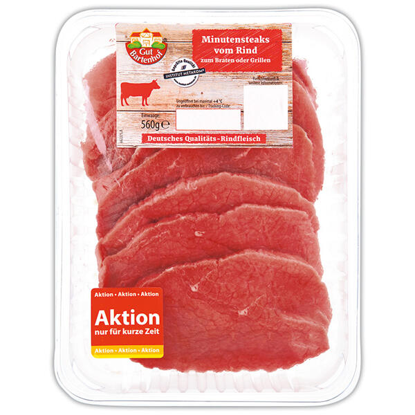 Rinder Minutensteaks XXL