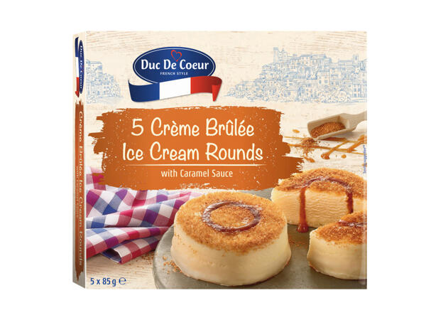 Crème Brûlée Flavoured Ice Cream