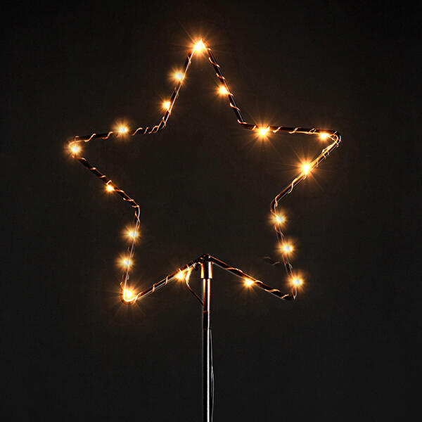 LED-Winter-Gartenstecker