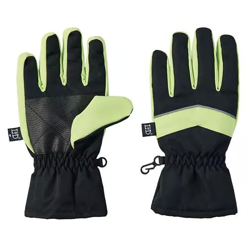 Children's Waterproof Winter Gloves - Black, S