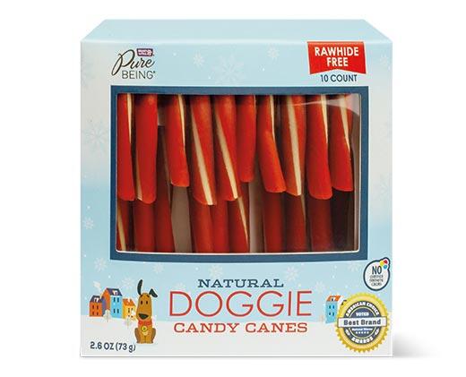 Pure Being 
 Candy Cane Dog Treats