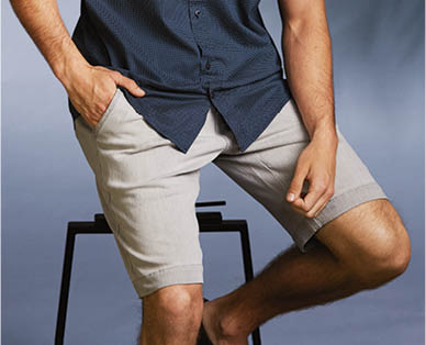 Men's Denim Jogger Shorts