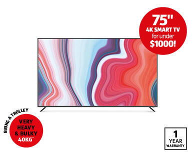 75" 4K UHD TV Powered by WebOS