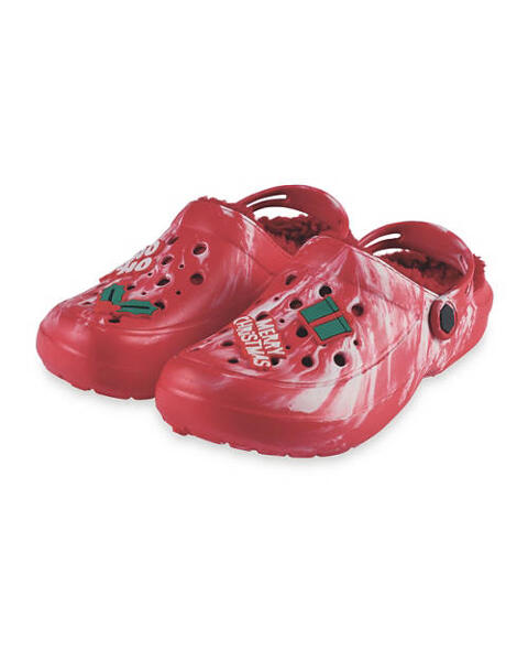 Christmas Lined Clogs