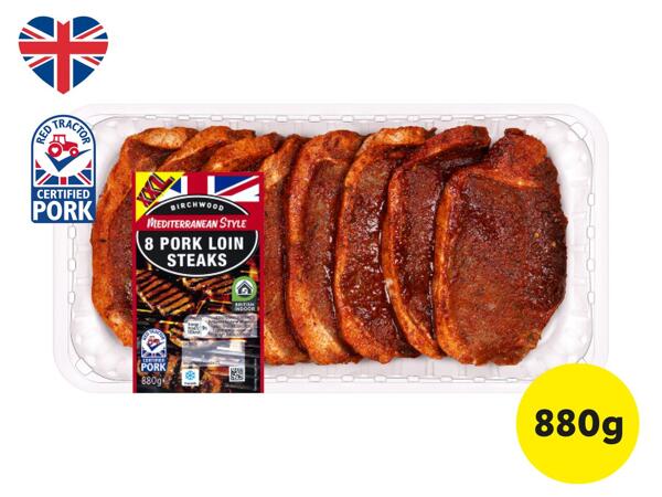 Birchwood 4 Mediterranean Pork Loin Steaks
