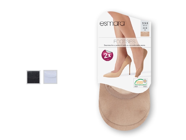 ESMARA Ladies' Footsies 40 DEN
