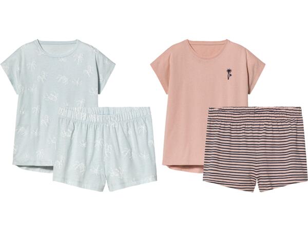 Kort pyjamas