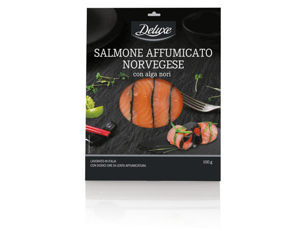 Smoked Norwegian Salmon with Nori Algae