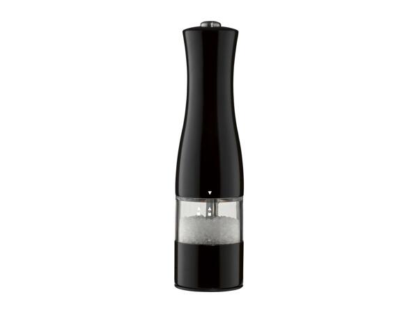Silvercrest Black Electric Salt Or Pepper Mill