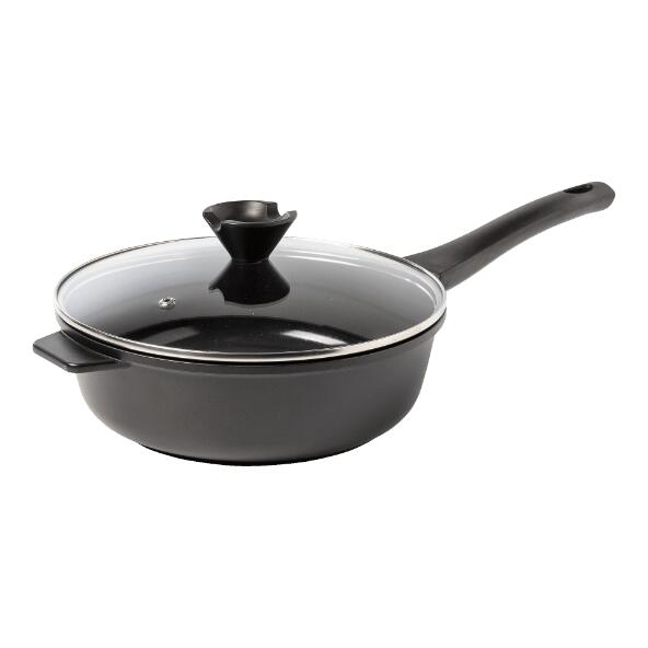 CROFTON(R) 				Gussaluminiumpfanne mit Deckel, 24 cm