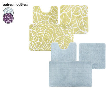 MY LIVING STYLE 
 TAPIS DE SALLE DE BAIN, 2 PIÈCES