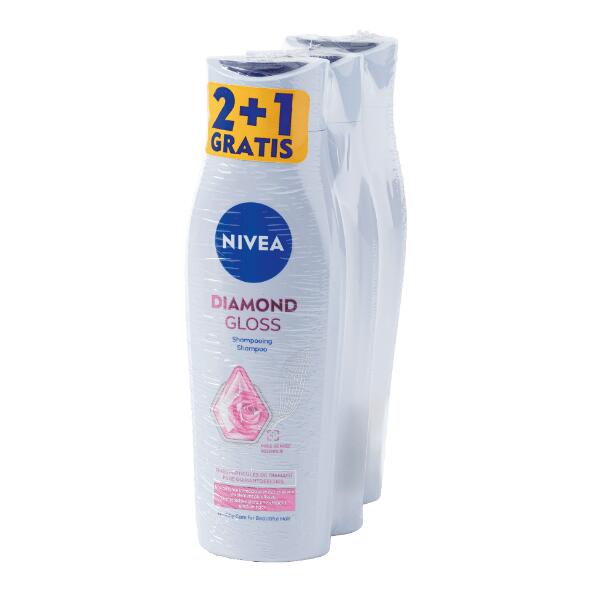 NIVEA(R) 				Shampoing, 3 pcs