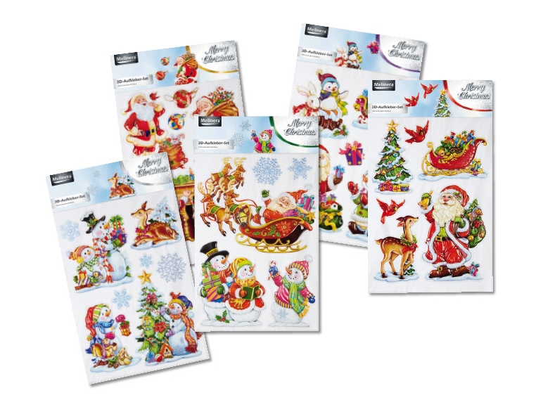 Set d'autocollants 3D