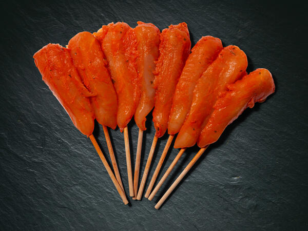 Brochettes de mini filets de poulet