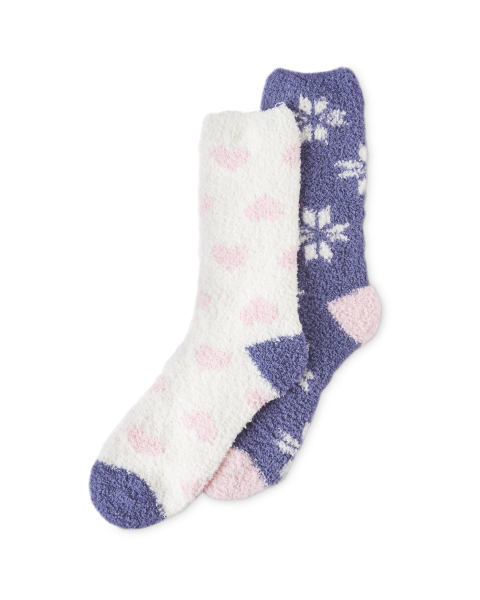 Avenue Ladies Hearts Lounge Socks