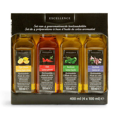 Huiles de colza aromatisées, 4 pcs