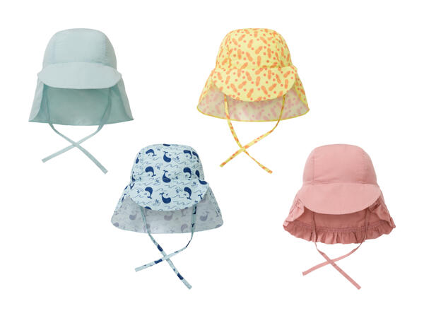 Casquette pour bébé avec protection UV