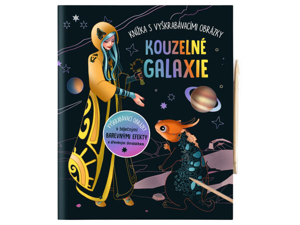 Kniha s vyškrabávacími obrázky