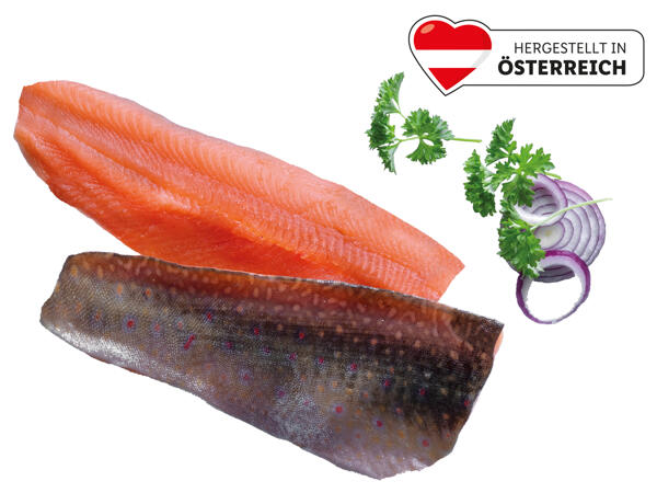 Frisches Saiblingsfilet