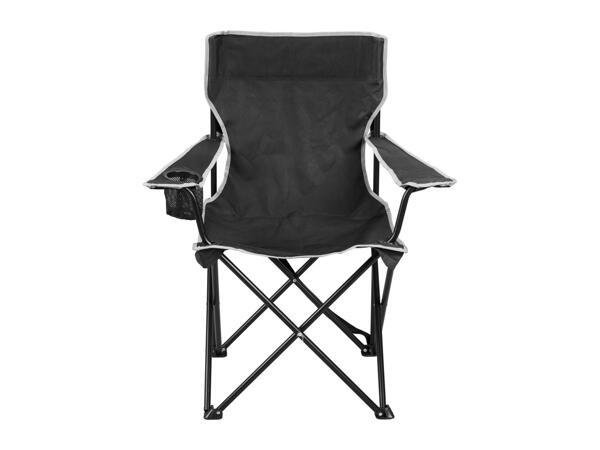 Crivit Folding Camping Chair - Black