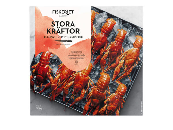 Frysta turkiska kräftor jumbo