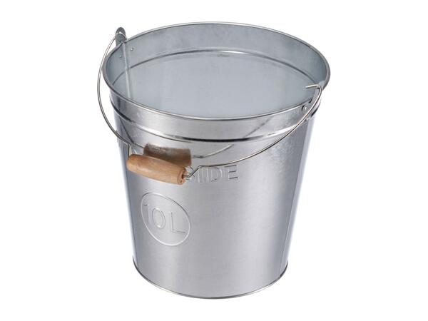 Parkside 10L Garden Bucket - Silver