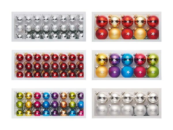 Boules de Noël en verre