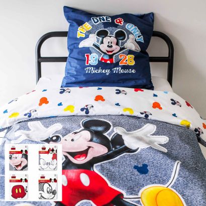 Housse de couette Mickey, 1 pers.
