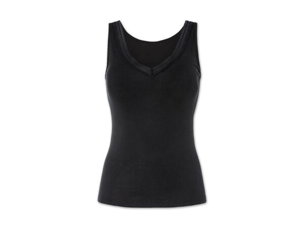 Damen Achselhemd mit Spitze