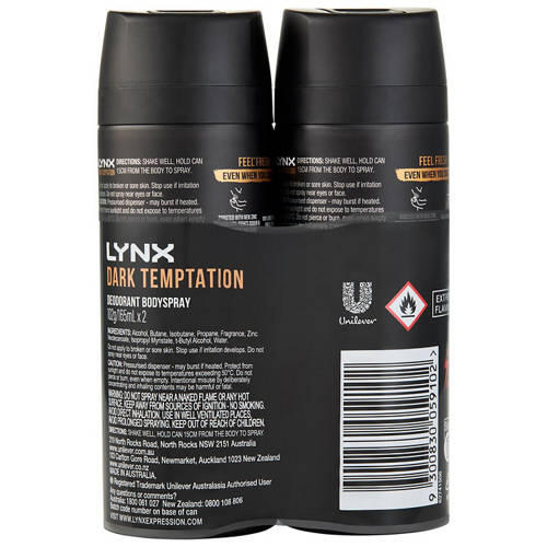 Body Spray Value Pack 2 x 106g