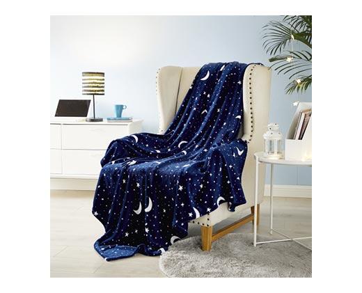 Huntington Home 
 Twin or Full Royal Plush Blanket