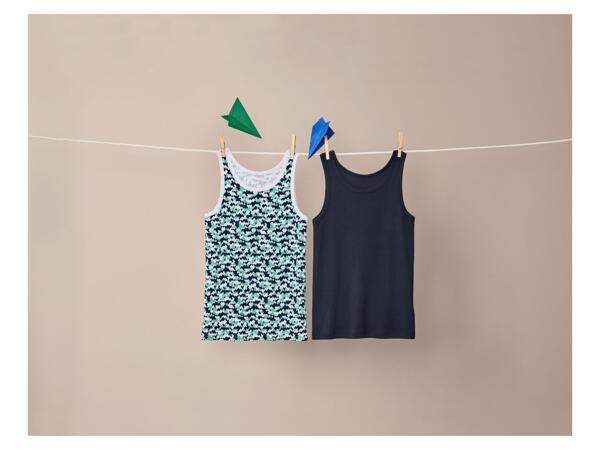 Boys' vests, 2 pieces