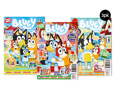 Bluey Magazine 3pk