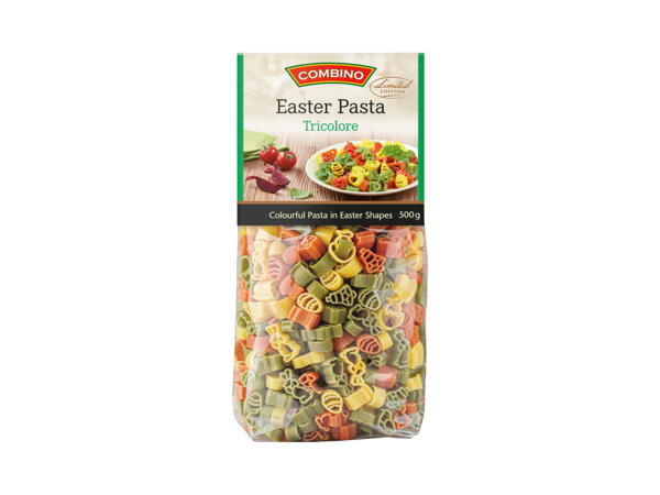 Pasta med påskfigurer