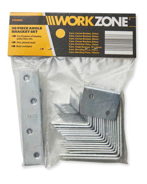 38 Piece Angle Bracket Set
